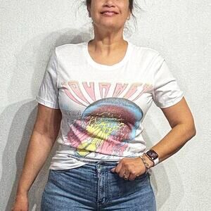 Odd People White Journey Short Sleeve Tee Sz S